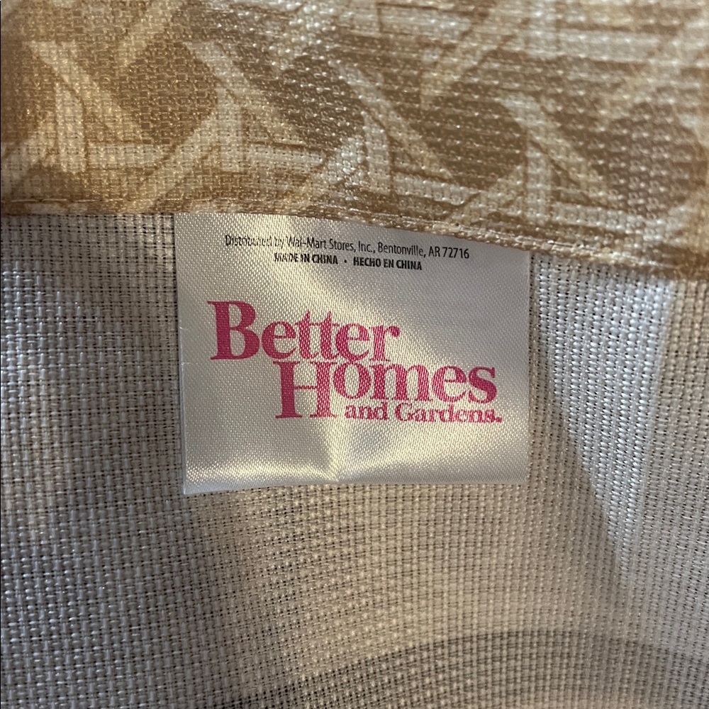 Better Homes And Gardens Beige and Cream Palm Tree Patterned Shower Curtain - Picture 4 of 4